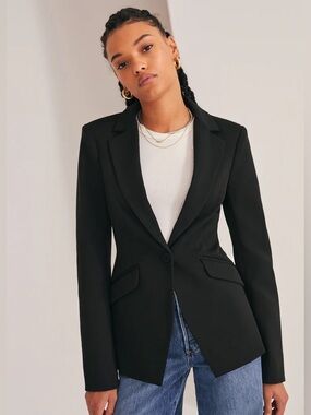 NWT Favorite Daughter The Favorite Blaxer Tailored black